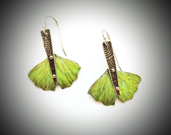 Ginko leaf Earrings