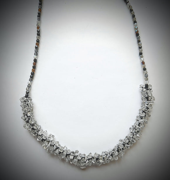 Sparkly Herkimer Diamond Necklace
