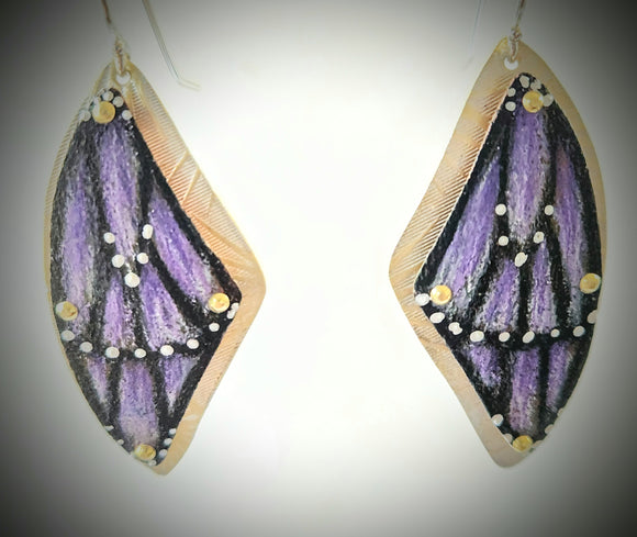 Monarch Wing Earrings