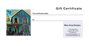 Mary Karg Designs Gift Card